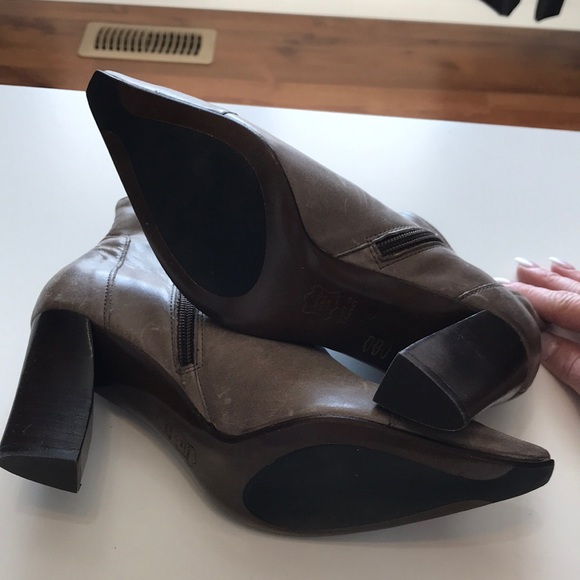 New leather France Mode booties - Picture 3 of 3